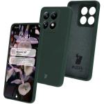 Carcasa Bizon Soft compatibila cu Xiaomi 14T, Dark Green 3 - lerato.ro