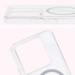 Carcasa Bizon CrystalO cu MagSafe compatibila cu Xiaomi 14T Pro, Transparent 5 - lerato.ro