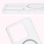 Carcasa Bizon CrystalO cu MagSafe compatibila cu Xiaomi 14T, Transparent 5 - lerato.ro