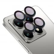 Folie sticla securizata camera foto Bizon Glass Snap Lens compatibila cu Xiaomi 14T, Negru