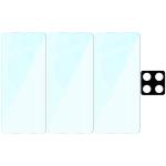 Set protectie 4in1 Bizon Glass Clear Pack, 3 folii sticla ecran + 1 folie sticla camera foto, compatibil cu Xiaomi 14T, Transparent 7 - lerato.ro