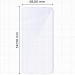 Folie sticla securizata Bizon Glass Mule compatibila cu Oppo Reno 15 Pro, Transparent 3 - lerato.ro