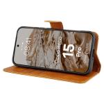 Husa flip cover Bizon Pocket compatibila cu Oppo Reno 15 Pro, Maro 6 - lerato.ro