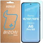 Folie sticla securizata Bizon Glass Clear 2 compatibila cu Oppo Reno 15 / 15 F / 15 FS / A6 Pro 5G, Transparent 2 - lerato.ro