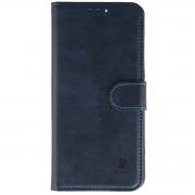 Husa flip cover Bizon Pocket compatibila cu Oppo Reno 15, Navy Blue