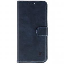 Husa flip cover Bizon Pocket compatibila cu Oppo Reno 15, Navy Blue