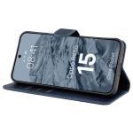 Husa flip cover Bizon Pocket compatibila cu Oppo Reno 15, Navy Blue 6 - lerato.ro