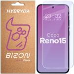 Folie sticla securizata Bizon Glass Mule compatibila cu Oppo Reno 15, Transparent 2 - lerato.ro