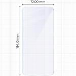 Folie sticla securizata Bizon Glass Mule compatibila cu Oppo Reno 15, Transparent 3 - lerato.ro