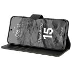 Husa flip cover Bizon Pocket compatibila cu Oppo Reno 15, Negru 6 - lerato.ro