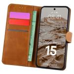 Husa flip cover Bizon Pocket compatibila cu Oppo Reno 15, Maro 3 - lerato.ro