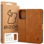 Husa flip cover Bizon Pocket compatibila cu Oppo Reno 15, Maro 7 - lerato.ro