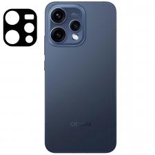 Folii protectie telefoane OPPO, Set 2 folii sticla securizata camera foto Bizon Glass Lens compatibile cu Oppo Reno 15, Negru, lerato.ro
