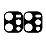 Set 2 folii sticla securizata camera foto Bizon Glass Lens compatibile cu Oppo Reno 15, Negru 4 - lerato.ro