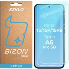 Set 2 folii sticla securizata Bizon Glass Clear Duo compatibile cu Oppo Reno 15 / 15 F / 15 FS / A6 Pro 5G, Transparent