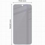 Folie sticla securizata Bizon Glass Mule Shadow compatibila cu Oppo Reno 15, Negru 3 - lerato.ro