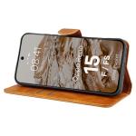 Husa flip cover Bizon Pocket compatibila cu Oppo Reno 15 F / FS, Maro 6 - lerato.ro