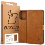 Husa flip cover Bizon Pocket compatibila cu Oppo Reno 15 F / FS, Maro 7 - lerato.ro