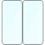 Set 2 folii sticla securizata Bizon Glass Edge Duo compatibile cu Oppo Reno 15 Pro, Negru 5 - lerato.ro