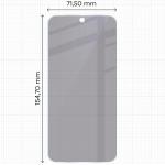 Folie sticla securizata Bizon Glass Mule Shadow compatibila cu Oppo Reno 15 F, Negru 3 - lerato.ro