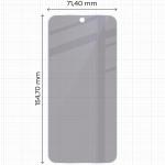 Folie sticla securizata Bizon Glass Mule Shadow compatibila cu Oppo Reno 15 FS, Negru 3 - lerato.ro