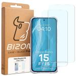 Kit protectie 3 in 1 BizonMobile Clear Pack, Carcasa Bizon Salpa si 2 folii sticla Bizon Glass Clear 2, compatibil cu Oppo Reno 15 F / FS, Transparent 10 - lerato.ro