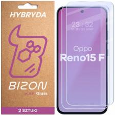 Set 2 folii sticla securizata Bizon Glass Mule Duo compatibile cu Oppo Reno 15 F, Transparent