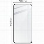 Folie sticla securizata Bizon Glass Edge 2 compatibila cu Samsung Galaxy A35 / A55 5G, Negru 3 - lerato.ro