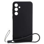 Carcasa Bizon Silicone Sq cu MagSafe compatibila cu Samsung Galaxy A35 5G, Negru 2 - lerato.ro
