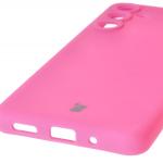 Carcasa Bizon Soft compatibila cu Samsung Galaxy M55 5G, Roz 4 - lerato.ro