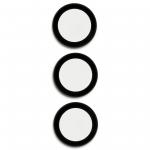 Folie sticla securizata camera foto Bizon Glass Snap Lens compatibila cu Samsung Galaxy M55 5G, Negru 3 - lerato.ro