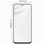 Folie sticla securizata Bizon Glass Edge 2 compatibila cu Samsung Galaxy A16 4G / 5G, Negru 3 - lerato.ro