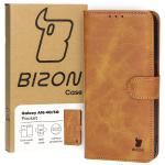 Husa flip cover Bizon Pocket compatibila cu Samsung Galaxy A16 4G / 5G, Maro 3 - lerato.ro