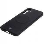 Carcasa Bizon Silicone Sq cu MagSafe compatibila cu Samsung Galaxy A16 4G / 5G, Negru 5 - lerato.ro