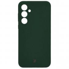 Carcasa Bizon Soft compatibila cu Samsung Galaxy A35 5G, Dark Green