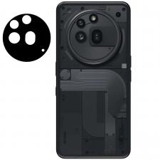 Set 2 folii sticla camera foto Bizon Glass Silk Lens compatibile cu Nothing Phone (3a) Pro, Negru