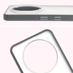 Carcasa Bizon Angelo compatibila cu Nothing Phone (3a) Pro, Transparent / Gri 4 - lerato.ro