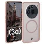 Carcasa Bizon MatteO cu MagSafe compatibila cu Nothing Phone (3a) Pro, Roz 3 - lerato.ro