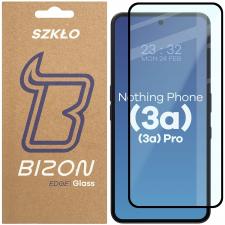 Folie sticla securizata Bizon Glass Edge 2 compatibila cu Nothing Phone (3a) / (3a) Pro, Negru