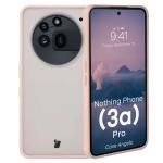 Carcasa Bizon Angelo compatibila cu Nothing Phone (3a) Pro, Transparent / Roz 3 - lerato.ro