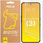 Set 2 folii protectie Bizon Glass Film Sun compatibile cu Nothing Phone (3), Transparent 2 - lerato.ro