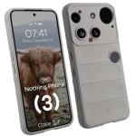 Carcasa Bizon Tur compatibila cu Nothing Phone (3), Light Grey 3 - lerato.ro