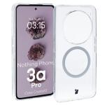 Carcasa Bizon CrystalO cu MagSafe compatibila cu Nothing Phone (3a) Pro, Transparent 3 - lerato.ro