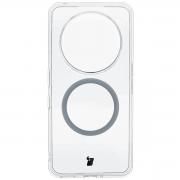 Carcasa Bizon CrystalO cu MagSafe compatibila cu Nothing Phone (3a) Pro, Transparent
