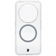Carcasa Bizon CrystalO cu MagSafe compatibila cu Nothing Phone (3a) Pro, Transparent