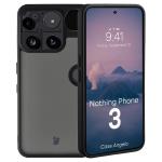 Carcasa Bizon Angelo compatibila cu Nothing Phone (3), Transparent / Negru 3 - lerato.ro
