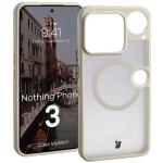 Carcasa Bizon MatteO cu MagSafe compatibila cu Nothing Phone (3), Bej 3 - lerato.ro