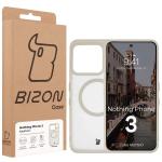 Carcasa Bizon MatteO cu MagSafe compatibila cu Nothing Phone (3), Bej 8 - lerato.ro