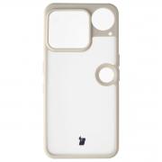 Carcasa Bizon Angelo compatibila cu Nothing Phone (3), Transparent / Bej