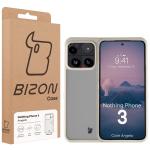 Carcasa Bizon Angelo compatibila cu Nothing Phone (3), Transparent / Bej 7 - lerato.ro